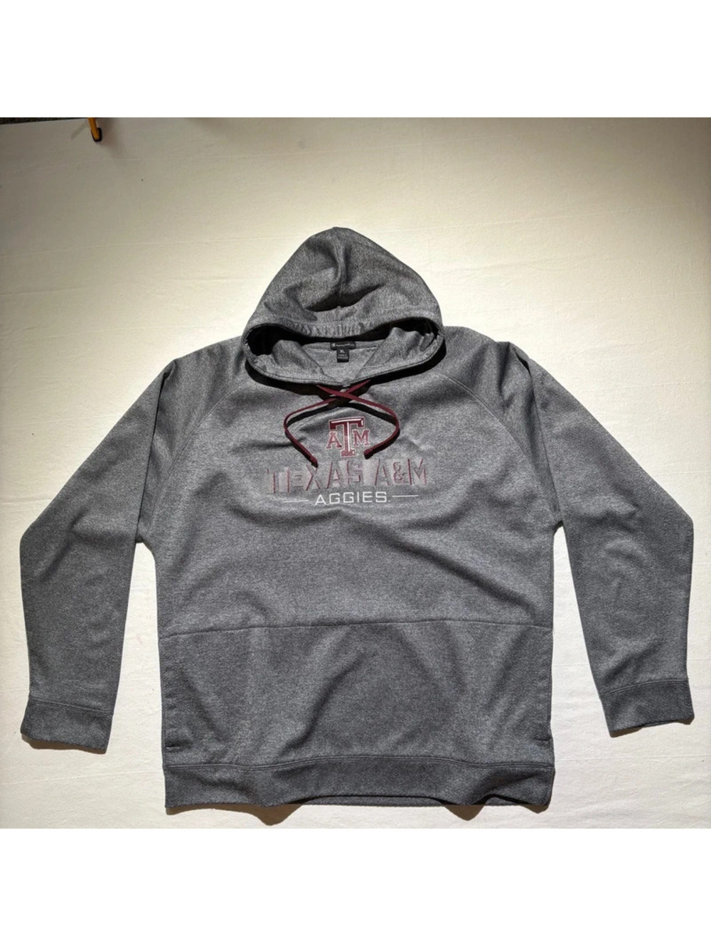Champion Texas A&M Aggies Mens XL Hoodie Gray Performance Pullover